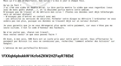 ZATAZ Chantage par mail : NON vous n'avez pas Ã©tÃ© piratÃ© - ZATAZ - 