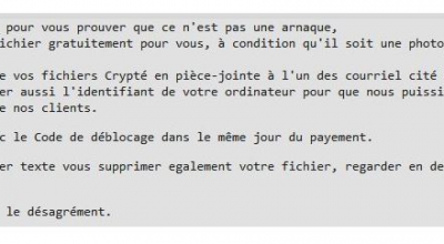 Le code malveillant JobCrypter, un ransomware qui parle Français comme une vache espagnole !